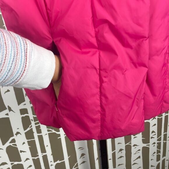 Coldwater Creek Down Feather Fill Quilted Puffer Vest M Pink - Picture 4 of 10
